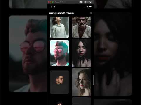 U-Kraken - iOS App Demo - SwiftUI - Unsplash API - MVVM