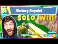 MY FIRST EVER SOLO WIN IN FORTNITE BATTLE ROYALE! #1 VICTORY ROYALE! MY FIRST EVER SOLO WIN IN FORTNITE BATTLE ROYALE! #1 VICTORY ROYALE!