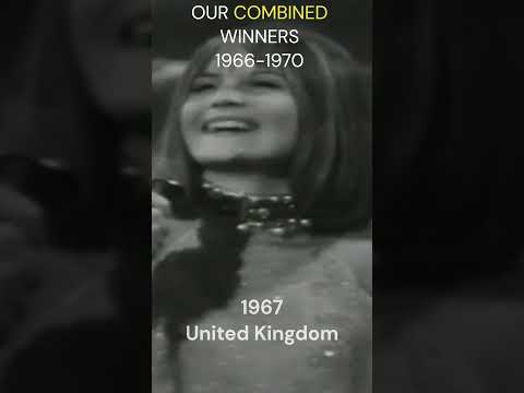 OUR COMBINED WINNERS FOR Eurovision 1966-1970 #eurovision2023 #shorts