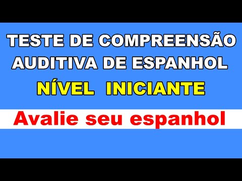 ?? TESTE SUA COMPREENSÃO AUDITIVA | NÍVEL INICIANTE