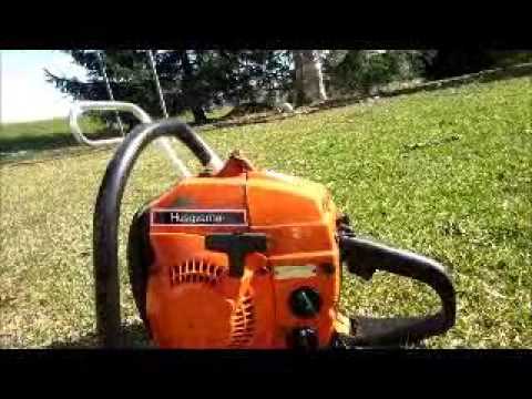 Husqvarna 77 chainsaw with new piston and cylinder, rewind housing etc