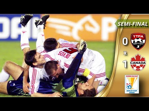 Trinidad and Tobago 0 x 1 Canada - Gold Cup 2000 Copa Oro Semi-Final - Full Match -February 24, 2000