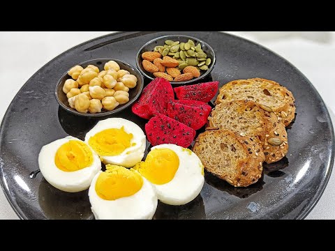 6 Healthy & high protein breakfast plate ideas.