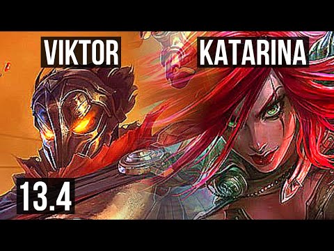 VIKTOR vs KATARINA (MID) | 9/1/13, Rank 5 Viktor, Legendary | TR Challenger | 13.4
