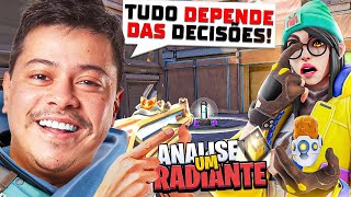 Ensinei um RADIANTE  A JOGAR MELHOR nessa ANÁLISE!