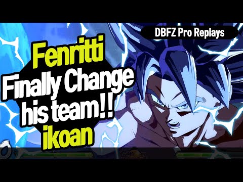 【DBFZ】 Fenritti Finally change his team!! Fenritti vs ikoan 【DBFZ Pro Replays】