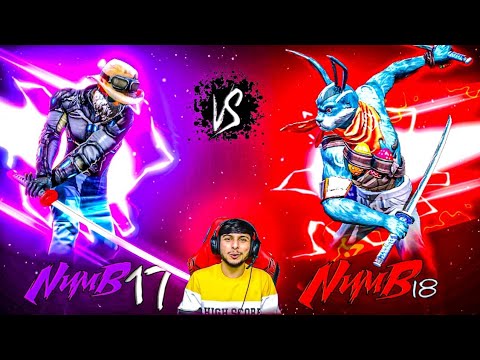 Numb 17 vs NumB 18 | 99% Headshot Rate ⚡||@ZeroxFF  @NonstopGaming_  @quality_69  @RAGE-99#NumB18 #N