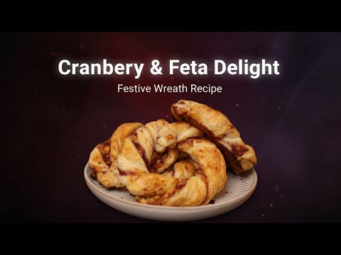 These Cranberry Feta Wreaths Will Steal the Party