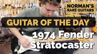 Video thumbnail for Guitar of the Day: 1974 Fender Stratocaster | Norman's Rare Guitars by Normans Rare Guitars