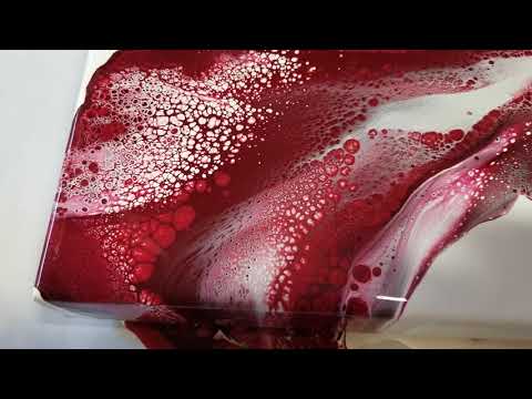 (201) ACRYLIC POURING - Part 5 of the Wine Inspired Series - How about a Merlot?