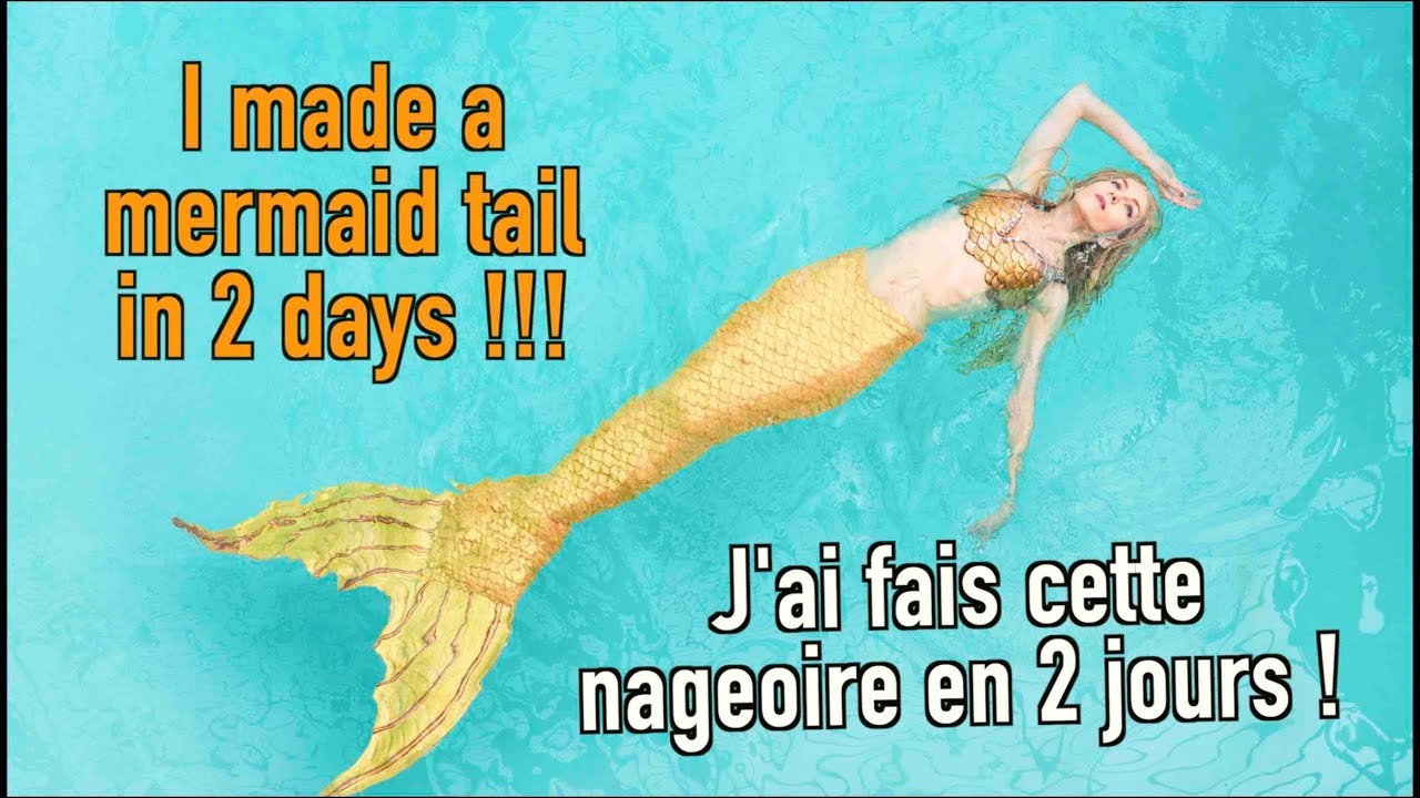 J'ai fait cette queue de sirène en 2 jours !!!