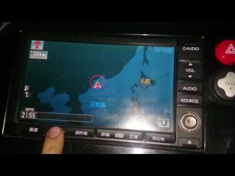 Настройки времени и даты на штатной магнитоле Honda Insight ч.1