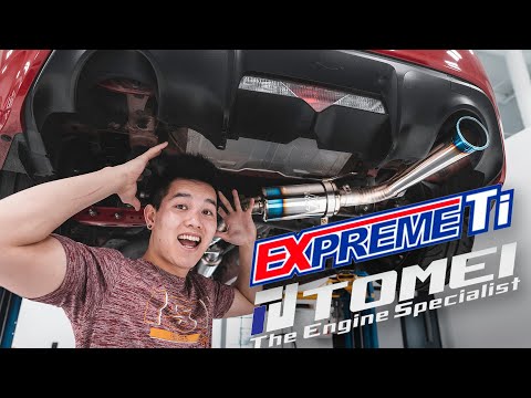 FRS gets a Full Titanium Tomei Exhaust