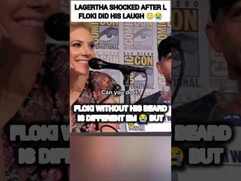 Lagertha SHOCKED after Floki did his laugh?😳😭 #trending #shorts #vikings #ragnarok #funny #viral