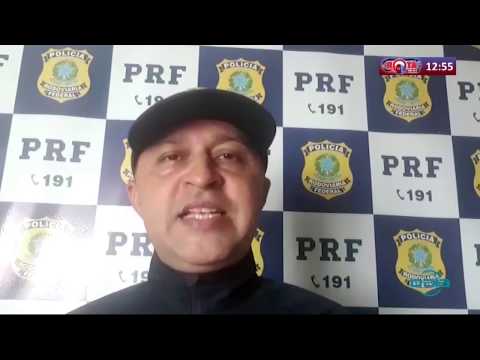 ROTA DO DIA 01 04 20  PRF apreende caminhaÌƒo com cigarros contrabandeados em JoseÌ de Freitas