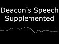 Deacon's Speech Supplemented