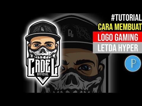 Cara Membuat Logo Gaming Seperti Letda Hyper Di Android | Pixellab