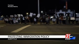 Albertville Immigration Police Protests