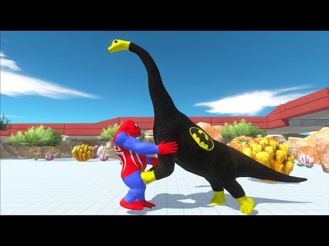 BATMAN BRACHIO VS GORO SPIDERMAN & HULK BRACHIO OASIS DEATH FALL - Animal Revolt Battle Simulato