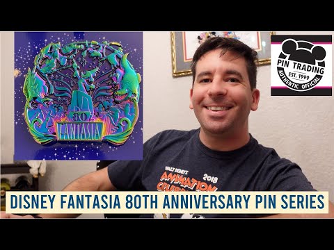 FANTASIA 80th Anniversary Pin Series at Disney Parks!