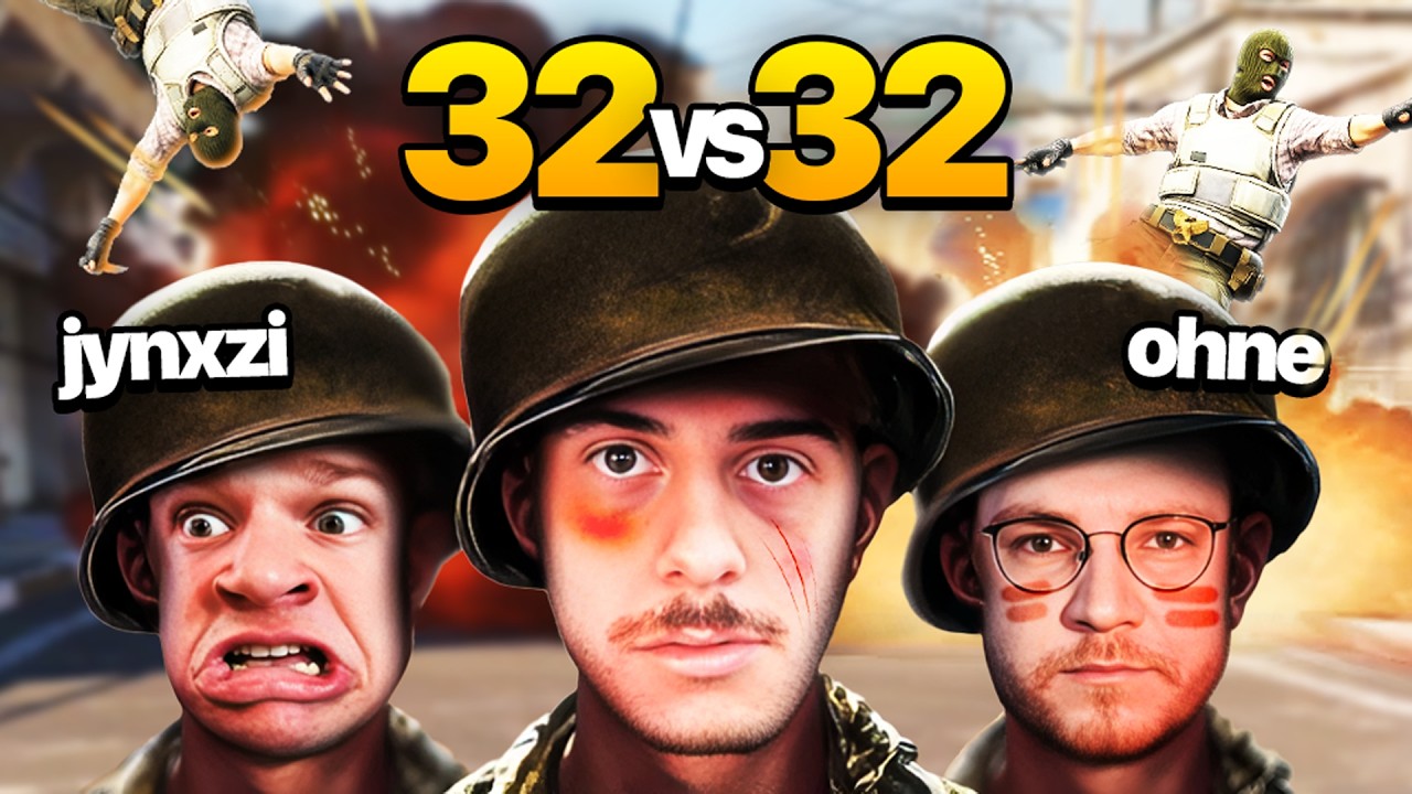 This is what 64 player CS2 lobby looks like... (ft. ohnePixel & Jynxzi)