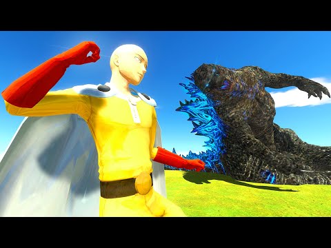 One Punch Man PUNCHES Godzilla - Animal Revolt Battle Simulator