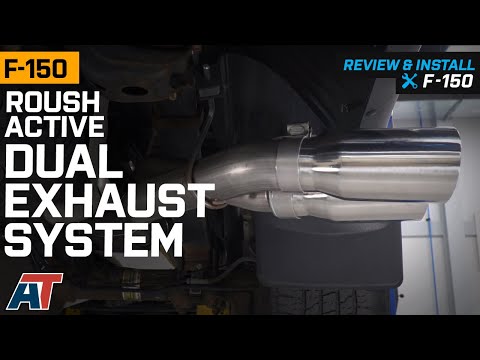 2015-2020 F150 5.0L Roush Active Dual Exhaust System with Polished Tips Sound Clip & Review