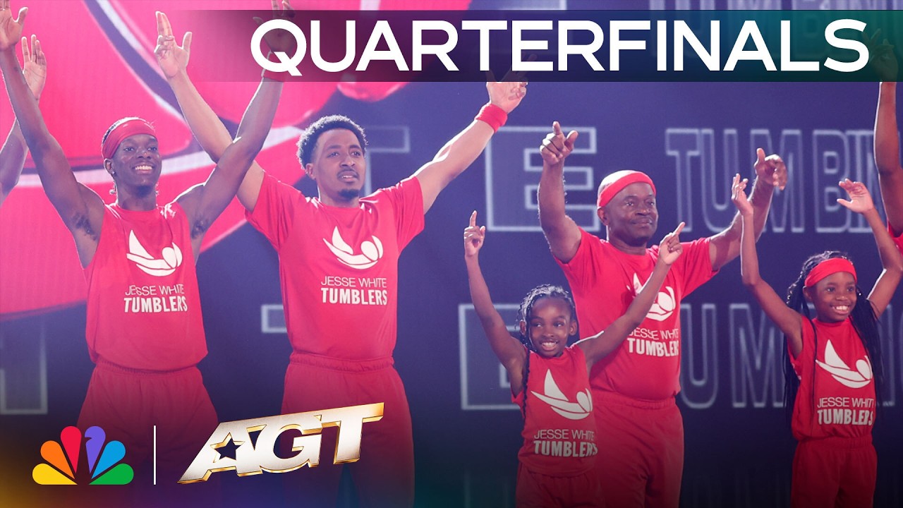 Jesse White Tumbling Team Brings the HEAT With 92-Year-Old Jesse White | Quarterfinals | AGT 2026