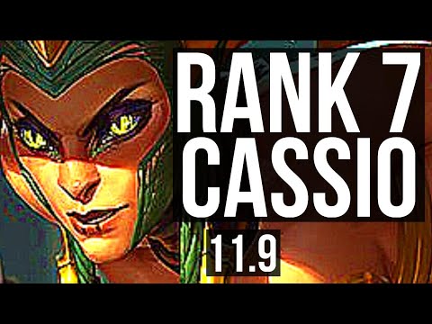 CASSIOPEIA vs LUCIAN (MID) | 14/1/7, Rank 7 Cassio, Legendary, 300+ games | KR Challenger | v11.9