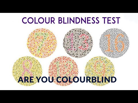 Color blindness test- test for color blind-ishihara test-Satyendra Mishra