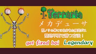 [テラリア]メカデューサ戦（デストロイヤー＋ツインズ＋スケルトロン・プライム） get fixed boi Legendary[Terraria]