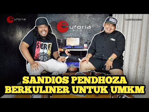 SANDIOS PENDHOZA MUSISI YANG PEDULI DENGAN UMKM JAJANAN KAMPUNG HALAMAN ( Sandios Kulineran )