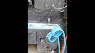 Oil change on a copeland recip