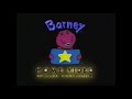 Opening Closing To Sing And Dance With Barney 1999 Rare Screener VHS