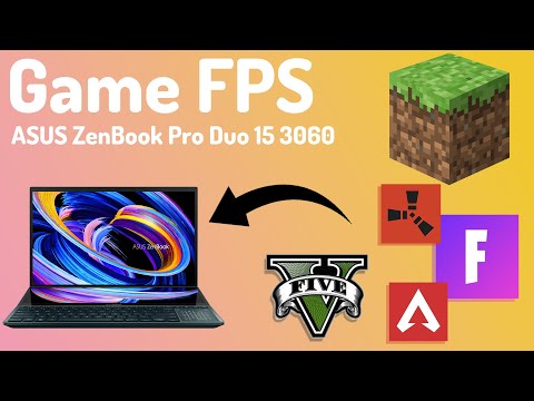 ASUS ZenBook Pro Duo 15 RTX 3060 Game FPS Test