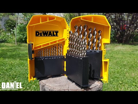 Grąžtas DEWALT grąžtai KOBALTOWE DO METALU 7,0mm 10vnt. video