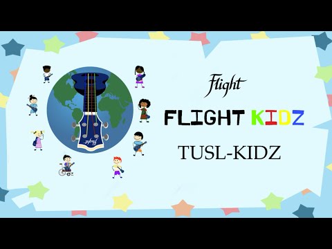 Flight TUSL-KIDZ Concert Scale Soprano Travel Ukulele New - Blue image 9