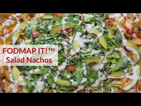 Low FODMAP Salad Nachos – FODMAP Everyday