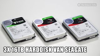 Drie smaken 16TB harddisks van Seagate: welke moet je hebben?