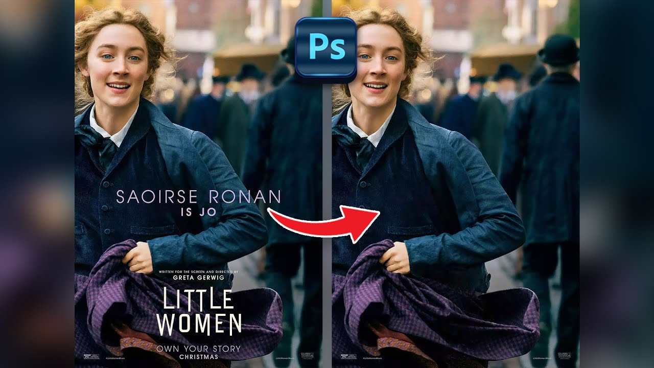 Remove Text on images   Photoshop Tutorial