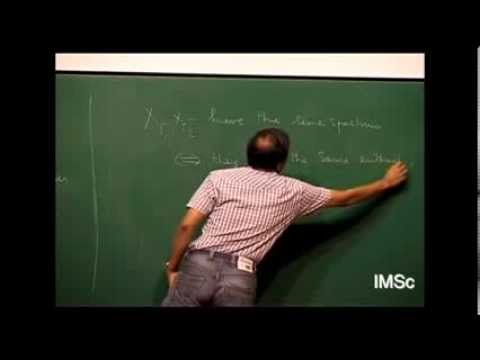 015 On spectral analogues of strong multiplicity one theorem by C. S. Rajan, TIFR