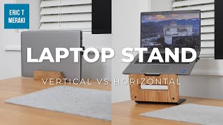 Vertical vs Horizontal Laptop Stand | Desk Accessories Comparison | Oakwood vs Eversolid