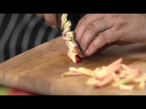How To - cut fruit and veg into matchsticks - YouTube