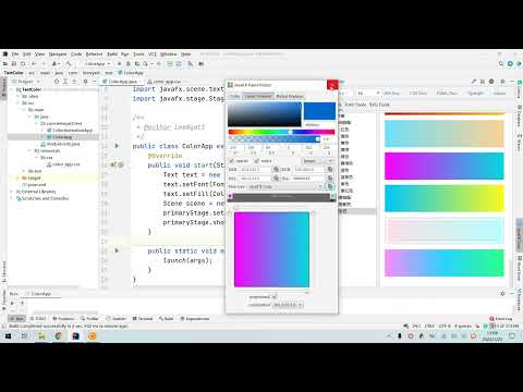 JavaFX SceneBuilder Paint Picker Expand
