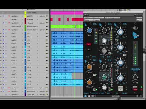 Using the UAD API Vision Channel Strip on a Horn Section