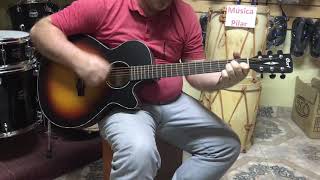 Video thumbnail for guitarra Electro Acustica Guitar Acoustic Cort sfx e 3tss Musicapilar Argentina by musicapilar