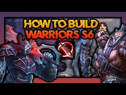 SMITE WARRIOR Solo BUILDS! (Season 6 CHANGES...)