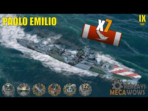 Paolo Emilio 7 Kills & 179k Damage | World of Warships Gameplay