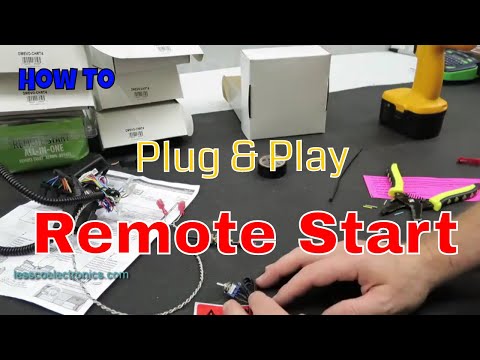 How to pre-wire and prep a Fortin Ford plug and play remote start