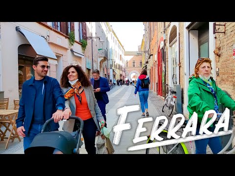SPRING FERRARA. Italy - 4k Walking Tour around the City - Travel Guide. trends, moda #Italy